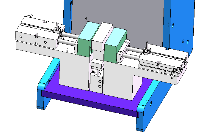 分割器浮动平台压装sw21可编辑